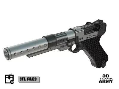 StarWars Blaster A180 -3D print Fake for cosplay   3D print model