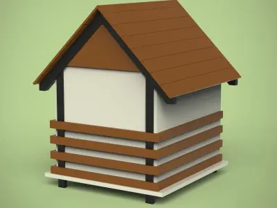 Dog house 3D model