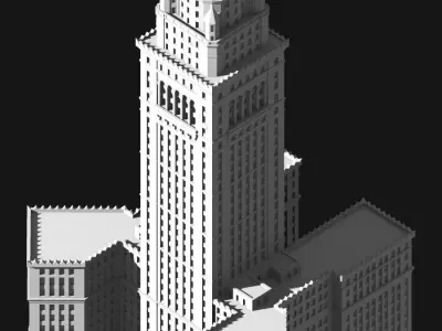 Terminal Tower 3D print model
