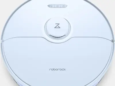 Roborock S8 white Low-poly 3D model