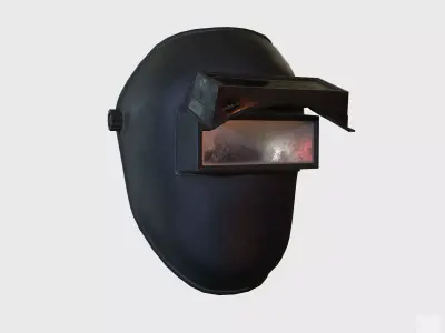 Welding Helmet - Mask - PBR Low-poly 3D model