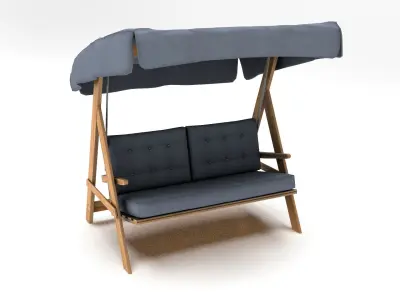 Hollywood Swing Low-poly 3D model