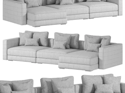 MyPlace Sofa by Flou 3D model
