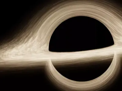 Black Hole High Resolution - Like Interstellar 3D model