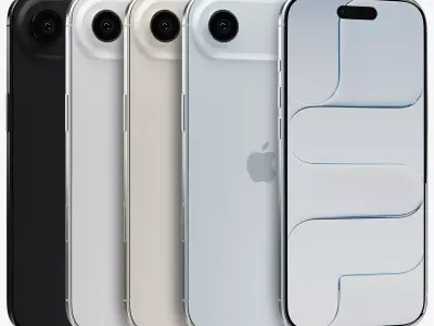 Apple iPhone Air Low-poly 3D model