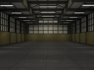 Warehouse  interior  3D model