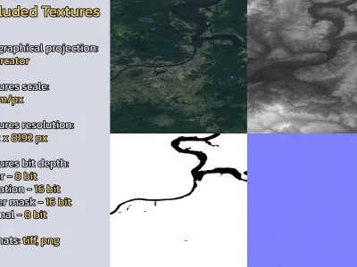 Perm Russia City Landscape 3D Model 3D model