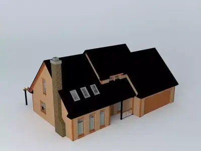 Hybrid House Free 3D model