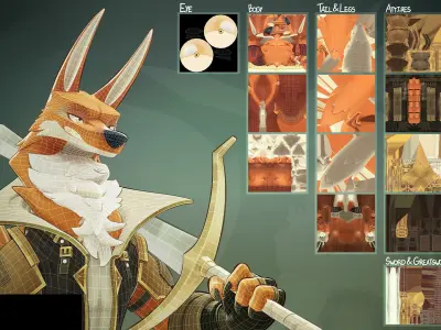  Sellsword Fox Anim Rig 