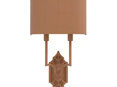 Silhouette Fretwork Sconce 3D model