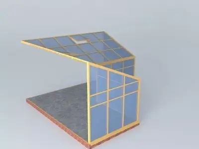 Winter garden 3 Free 3D model