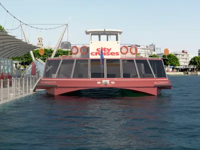  London River Cruises Boat on Water 