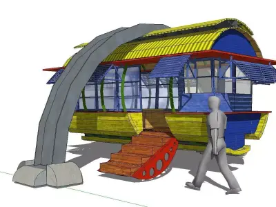Creative Design-Holiday Cabin-0131 3D model