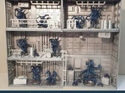 SCI-FI Display cabinet 3D model