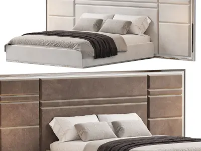 Barnet Modern Bed 3D model