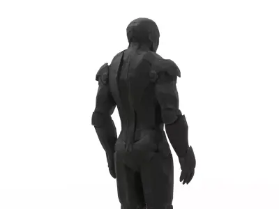 Iron Man Mark 2 Low-poly 3D model