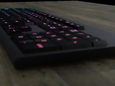 Rgb keyboard  3D model