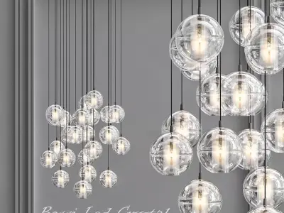 Bocci Led Crystal Glass Ball  3D model
