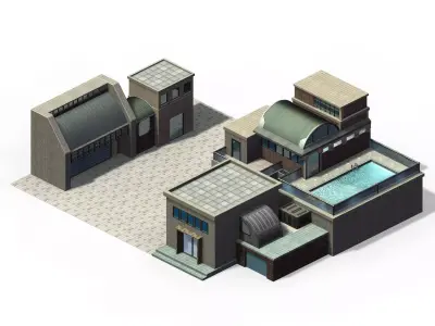 Future World - Black Market 04 3D model