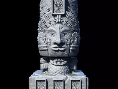 MAYAN PEN HOLDER 3D print model