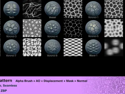 60 Alpha pattern Vol 2 Texture