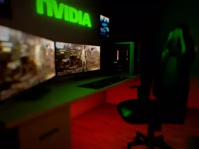 Gaming room Low-poly 3D model