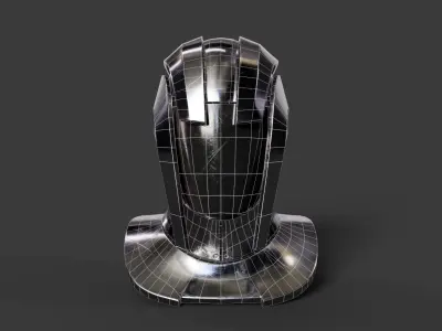 Old Republic Sith Trooper Helmet Low-poly 3D model