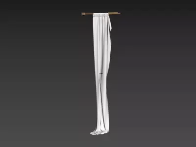Curtain 3D model 19