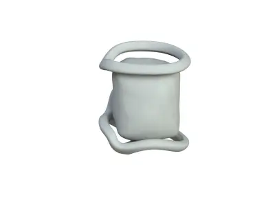 SciFi Shape Object Low Poly Low-poly 3D model 10