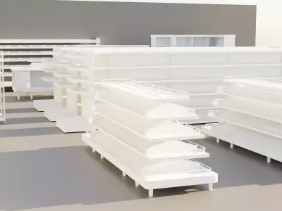 pack Furniture for monsters  exhibition etc  3D model