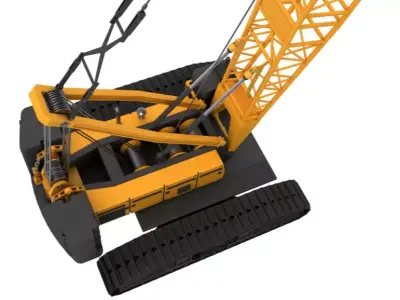 Crawler Crane 3D model