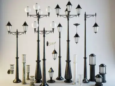 street light 3d 3D model