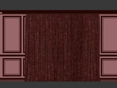 Curtain Set 323 3D model