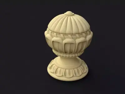 dekor chess piece 3D model