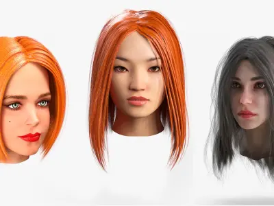  Female Heads Collection 6 