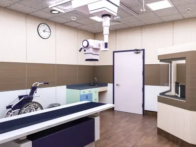 MEDICAL SPACES-RADIOLOGY-XRAY-ROOM 3D model