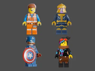  Lego Figure Characters Collection 