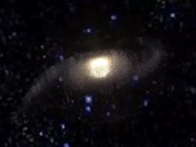 Seyfert Galaxy 3D model