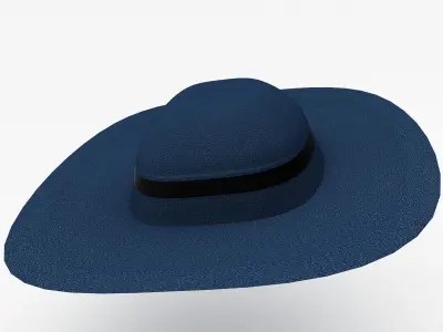 PBR Fedora Modeling Free low-poly 3D model