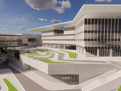 Modern City Block -A10 3D model