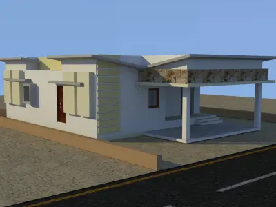 3d Exterior and Floor model of residential homes  3D model