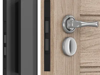 Door Collection 06 - Interior 3D model