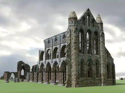 Whitby Abbey 3D model