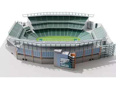 Lincoln Financial Field - Stadium 3D 3D model