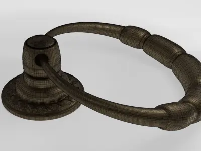 Bronze Furniture Handle 8 3D model