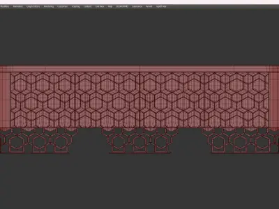 VICKY LOW CABINET BY GIUSEPPE IASPARRA Low-poly 3D model