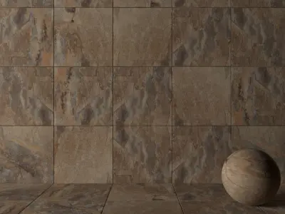 Stone Wall Tiles Key Stone Brown 80x80 Texture
