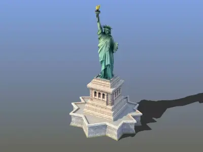 State of Liberty USA 3D model