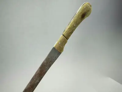 sword wooden door 3D model