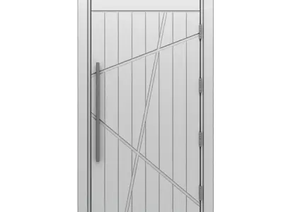 Stix Ii Door Low-poly 3D model